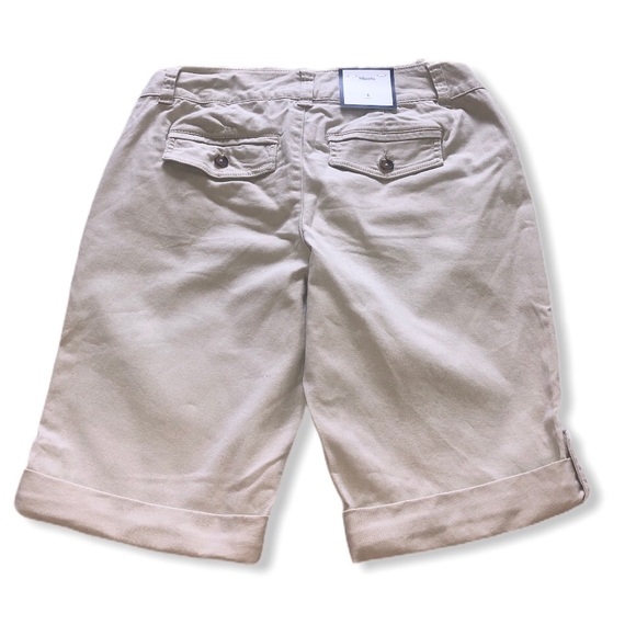 Charter Club Tummy Control Chino Shorts - Picture 6 of 8